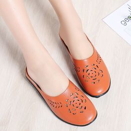 2021 Spring New Products Fashion Ladies Shoes Ladies Casual Shoes Round Toe Slippers Pure Colour Womens Latest Home Classic Shoes