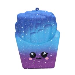 Popit Squeezes Galaxy French Fries Squishy Antistress Toys Slow Rising Squeeze Scented Stress Relieve Decompression Slow Rebound