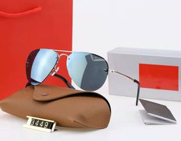 radsport-sportbrille Rabatt Großhandel Luxus Designer Für Männer Frauen Pilot Sonnenbrille Hohe Qualität 2022 Klassische Mode Sonnenbrille UV400 Schatten Eyewear Outdoor Sport Radfahren Sonnenbrillen