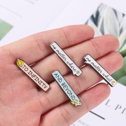 Cute Letter No Matter What Brooches Pin for Women Fashion Dress Coat Shirt Demin Metal Funny Brooch Pins Badges Backpack Gift Jewellery