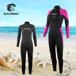 Swim Wear 2MM Neoprene Women Wetsuit One-piece Long Sleeve Surfing For Keep Warm Apply To Swimming Snorkelling Diving