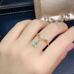 New Fashion Luxury Women Cute Austrian Crystal Crown Ring Elegant Princess Ring
