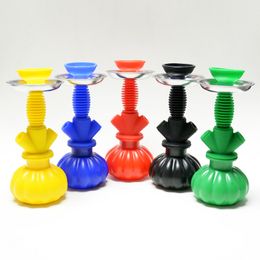 Factory direct supply silicone shisha drop proof hookah trumpet pot latest in stock