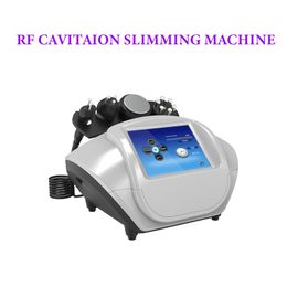 Ultrasonic cavitation RF fat slimming machine Lose weight radio frequency skin tightening beauty equipment 4 heads