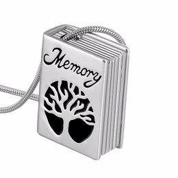 Cremation Jewellery Tree of Life Memorial Urn Pendant Ashes Necklace Keepsake Gifts