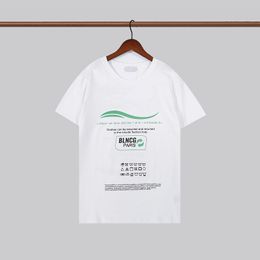 2022 Summer Paris Designer Tshirts Mens Classic Dry Cleaning Letter Printing T Shirts Men Women Fashion T-shirt Casual Streetwear Cotton Tops Tee S-2XL