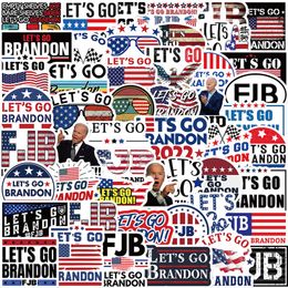 50 Pieces/set American Presidential Election Biden I Did That Graffiti Car Stickers Casual Let's Go Brandon Home Window Poster 164 H1