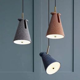 Nordic Acrylic Resin Pendant Lamps Restaurant Bar Hanging Lights Bedroom Bedside Living Room Kitchen Home Decor Light Fixtures