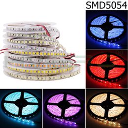 DC12V LED Strip 5054 Waterproof Flexible Light Ribbon 120LEDs/m Brighter than 5050 3528 12V RGB Diode Tape 5m/lot