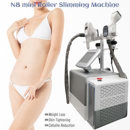 Portable N8 Mini Fat Reduction Cellulite Removal Vacuum Roller Massage Body Shaping Cavitation RF Slimming Machine