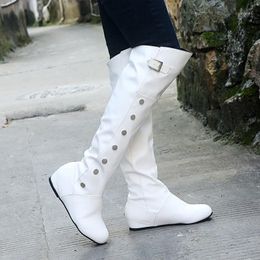 Botas Negras De Cuero Hasta La Rodilla Oferta Online | DHgate.com