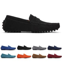 fashion Men Running Shoes style47 Black Blue Wine Red Breathable Comfortable boy Trainers Canvas Shoe mens Sports Sneakers Runners Size 40-45