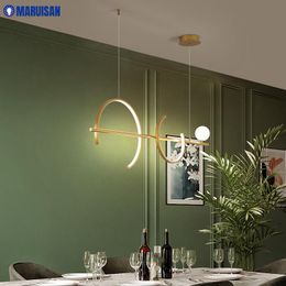 Pendant Lamps Modern Minimalist LED Light For Bedroom Living Room Dining Corridor Kitchen Table Indoor Warm Home Deco Luminaire