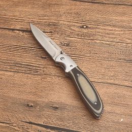 New-Arrival Assisted Fast Open Flipper Folding Knife 5Cr15Mov Satin Blade G10 + Steel Handle EDC Pocket Gift Knives