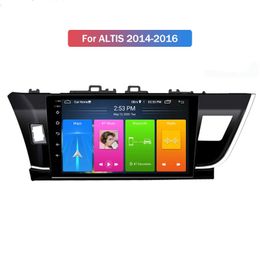 10 inch 2 din car dvd player android radio stereo gps navigation audio For TOYOTA ALTIS 2014-2016