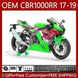 Bodywork +Tank For HONDA OEM CBR1000 CBR 1000 RR CC Red green 2017 2018 2019 Body 75No.96 CBR1000CC CBR 1000RR 1000CC 17-19 CBR1000RR 17 18 19 Injection Mould Fairing