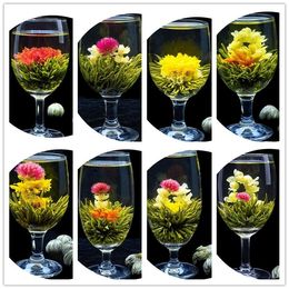 2022 new 16 styles kinds Blooming flower tea leaves Technology Scented tea Art viewing Blossom Flower Process Tea leaves free
