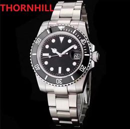 outdoors luxury watch men 40mm date automatic machinery Ceramic Bezel sweeping movement watches 316L stainless steel wristwatch clock