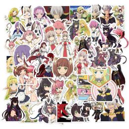 New 10/50Pcs/pack Japan Anime HOW NOT TO SUMMON A DEMON LORD Stickers for Kids Movie Moto Crapbook Phone Laptop Guiter Waterproof Car