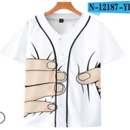 Baseball Jerseys 3D T Shirt Men Funny Print Male T-Shirts Casual Fitness Tee-Shirt Homme Hip Hop Tops Tee 045