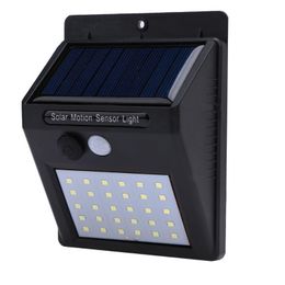 Waterproof 30 LED Solar Light Solar Panel Power PIR Motion Sensor LED Garden Light Outdoor Pathway Sense Solar Lamp Wall Light