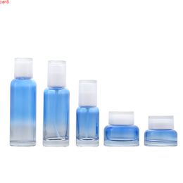 Empty Cosmetic Container 100ml Glass Serum Lotion Pump Bottle Storage Packaging Accessories Travel MakeUp Tool 30g 50g Cream Jargood qualty