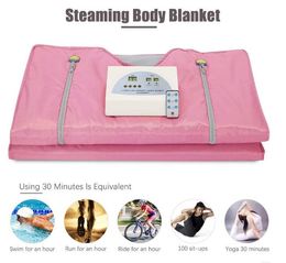 Sauna Oxford Thermal Blanket, 2 Zone Digital Far-Infrared (FIR) Steaming And Detoxification Body Shaping Fitness Home Use