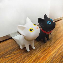 Creative Cartoon Vinyl Door Stopper Wedge Door Catcher Block Home Office Children Security Baby Protect Furniture Fittings 210724