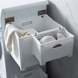 Foldable Storage Basket Plastic Sundries Underwear Toy Storage Box Cosmetic Book Organiser Stationery Container Laundry Basket