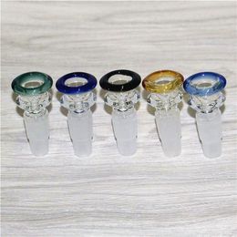 Thick Bowl Piece for Glass Bong Slides Funnel Bowls Pipes smoking oil rigs pieces 14mm 18mm