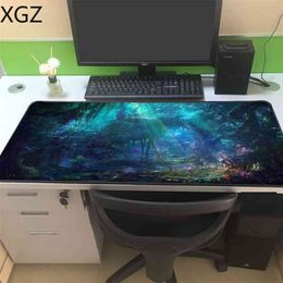 Mouse Pads Anime Date A Live Yatogami Tohka RGB Mouse Pad Keyboard Large Mousepad LED Desk Mat for PC Computer Gaming 50x100cm