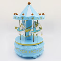 Cake Decoration Carousel Music Box Music Gift Ferris Wheel Children's Birthday Christmas Party New Year Ornaments Wind-up Toys