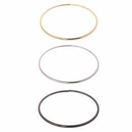 Bag Parts & Accessories THINKTHENDO Metal O-rings Round Loop Leather DIY Craft Buckle For Purses Bags Belt
