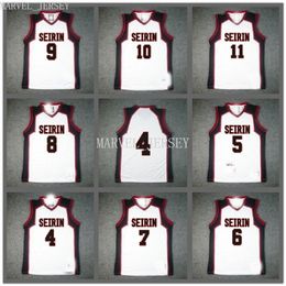 cheap custom SEIRIN 4# 5# 6# 7# 8# 9# basketball jerseys WHITE black XS-5XL NCAA