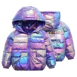 Children Cotton-padded Jacket Boys Girls autumn Warm Coat Fashion Sport Jacket&Outwear 3-11 Yrs Boys&Girls Cotton 211203