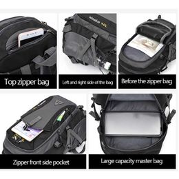 Outdoor Bags 40l men's women outdoor travel backpack usb waterproof water sports bag package hiking climbing camping for female male nice P230511