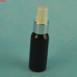 30ML Cosmetics Container Perfume Empty Spray Bottle Travel Accessories Plastic Refillable Atomizer Mini Black Storage Packaginggood qty