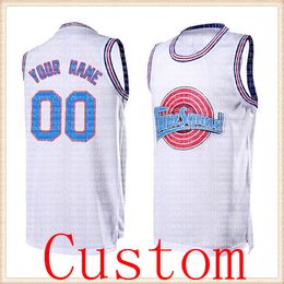 Custom Movie Space Jam Jersey Tune Squad Leaving message: Any Name Any Number 99888