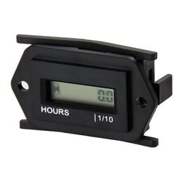 Timers 1 Pcs Waterproof Industrial LCD Timer Accumulator Electronic Digital Display Instrument Hour Meter