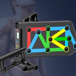 Foldable Premium Workout Fitness Electronic counter Pull Training Push Up Board X0524