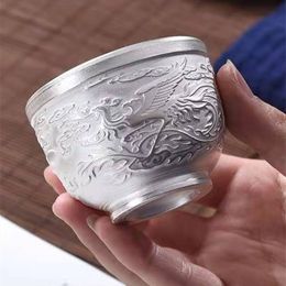 Vintage Tea Cup Handmade Stoneware Teacup Japanese Style Tea Master Cup Personal Ceramic Single CupJapanese stoneware