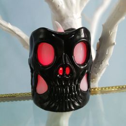Halloween jack-o '-lantern field decoration props LED electronic candles decorative articles skull small night lights