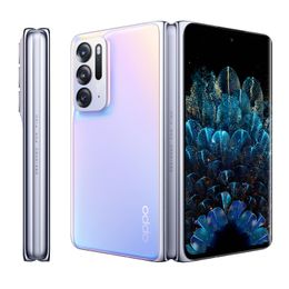 Original Oppo Find N 5G Mobile Phone Foldable 12GB RAM 512GB ROM Octa Core Snapdragon 888 Android 7.1" AMOLED Folding Screen 50MP NFC Face ID Fingerprint Smart Cellphone