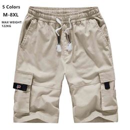 Mens Cargo Shorts Summer Camo Short Sport Cotton Sweatpants Men Camouflage Plus Size 6XL 7XL 8XL Military Pantalon Corto Hombre 210716