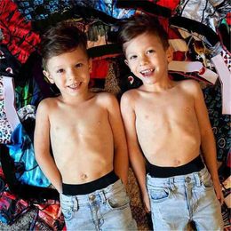 Summer Fashion Boys Letters Printed Underpants Kids Boy's Boxers Swimwear Beach Outdoor Travel Trendy Children's briefs Swimsuit Bathing suit H7301