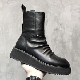Men Zipper Dress Boots Distribuidores al por mayor online, Men Zipper Dress  Boots para la venta | DHgate Móvil