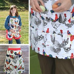 S M L Pockets Egg Collecting Harvest Apron Chicken Farm Work Aprons Carry Duck Goose Egg Collecting Farm Apron Chicken Farmer RRB11100