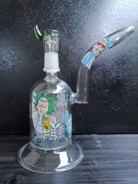 Beaker Glass Water Bong Thick Bongs Arm Tree Perc Water Pipe Bong With Glass Nail Dome Dry Herb Recycler Oil Rigs cheechshop