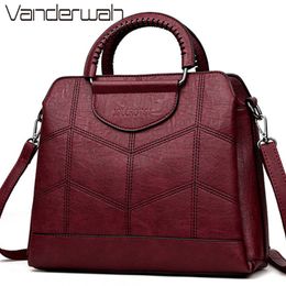 Women Layers Main High Quality Leather Designer Fashion Crossbody Hand Bags