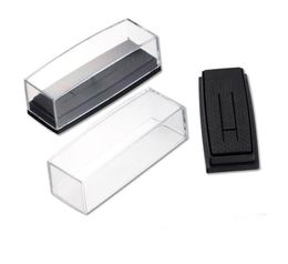 Clear Cover Box for Tie Clip Pin Gift Boxes Wedding Engagement Favours Stickpin Display & Packaging Casket